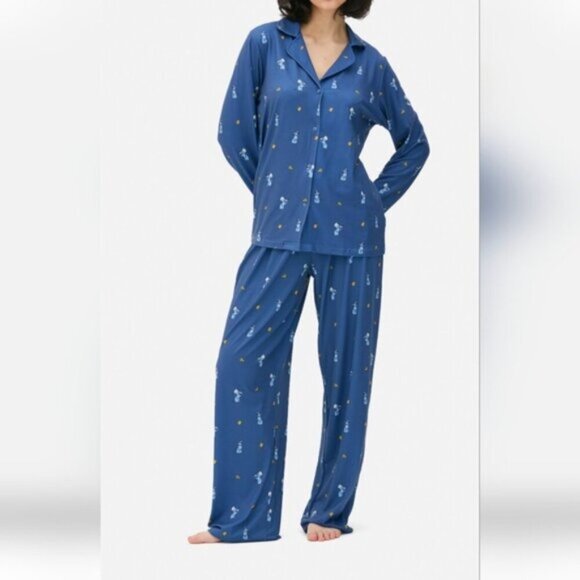 Disney Ratatouille Blue Women's Pajama Set XL NWT - Picture 2 of 10
